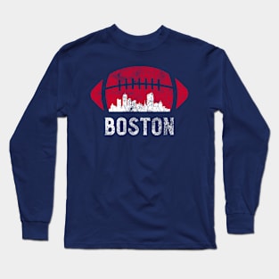 Boston Football Long Sleeve T-Shirt